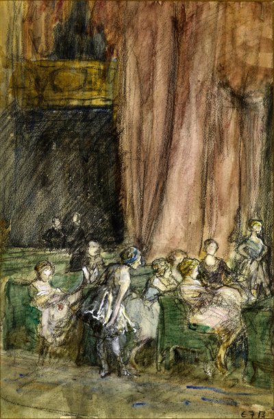 Rehearsals, c.1912 by Eleanor Fortescue Brickdale