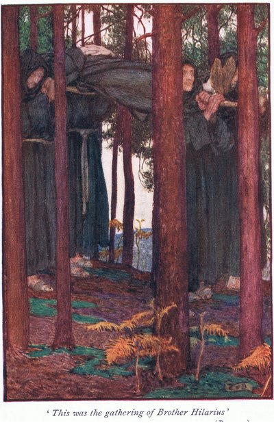 This was the gathering of Brother Hilarius by Eleanor Fortescue Brickdale