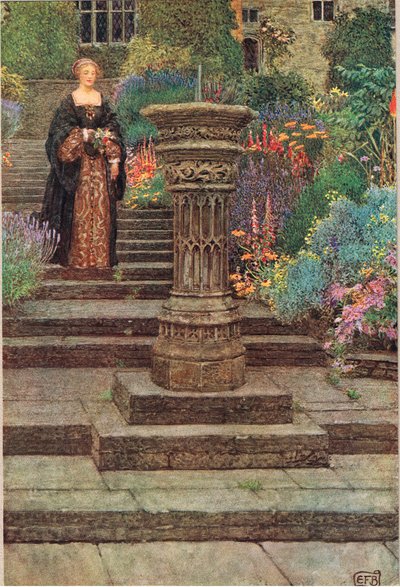Woman in a Garden, illustration from 