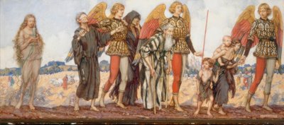 Angels Leading the Poor by Eleanor Fortescue Brickdale