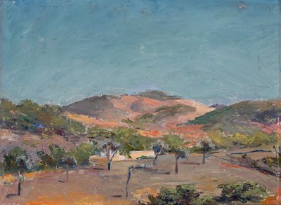 Hill with Trees by Eleanor Harris