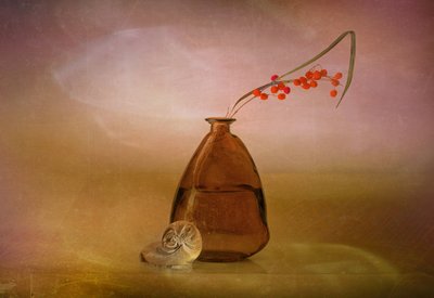 Autumn Berries Vase by Elena Arjona