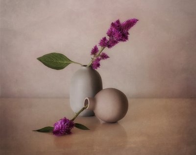 Serene Floral Vases by Elena Arjona