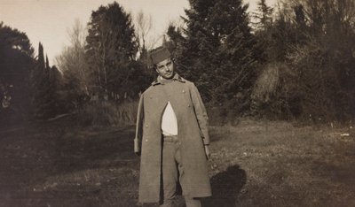 Album of the First World War in Friuli-Venezia Giulia: portrait of an Austrian prisoner cadet in Villa Brazza, home to 17 of the Hospital of war in Soleschiano Manzano by Elena Bianconcini