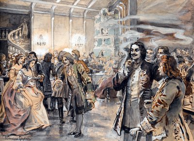 Easter Celebrations at the Court of Peter the Great by Elena Petrovna Samokish Sudkovskaya