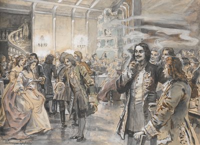 Easter Celebrations at the Court of Peter the Great by Elena Petrovna Samokish Sudkovskaya
