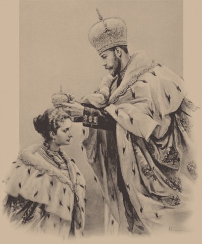 The Coronation of Empress Alexandra Fyodorovna, 1899 by Elena Petrovna Samokish Sudkovskaya