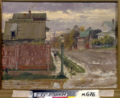 A Street in Moscow by Elena Polenova