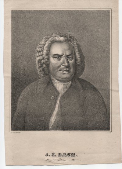 Johann Sebastian Bach (1685-1750) by Elias Gottleib (after) Haussmann