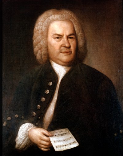 Johann Sebastian Bach 1685-1750, German composer and organist, 1746 by Elias Gottleib Haussmann