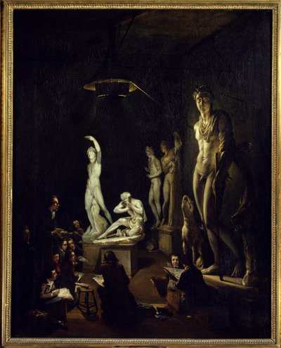 Casting Room of the Royal Academy of London in 1770 by Elias Martin