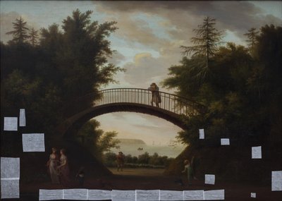 A Bridge over Skodsborgvej. In the Background, the Sound by Elias Meyer