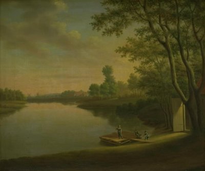 View over Sortedam Lake towards Nørrebro by Elias Meyer