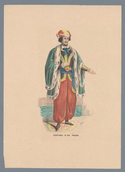 Costume of a Pasha by Elias Spanier (attributed to)