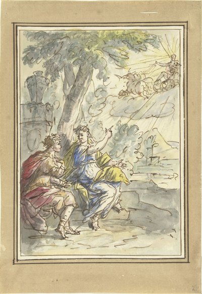 Clymene Tells Her Son Phaethon About His Father Apollo by Elias van Nijmegen
