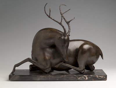 Resting Stag by Elie Nadelman