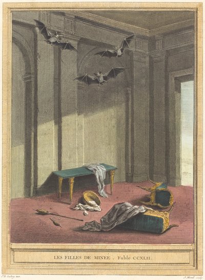 The Daughters of Minee by Elie du Mesnil after Jean Baptiste Oudry