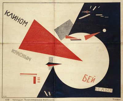 Beat the Whites with the Red Wedge by Eliezer Markowich Lissitzky