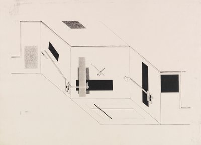 The Proun Room. Sheet 5 of the I Kestner Portfolio by Eliezer Markowich Lissitzky