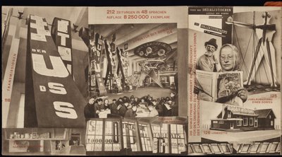 USSR. Catalogue of the Soviet pavilion at the International Press Exhibition, Cologne by Eliezer Markowich Lissitzky