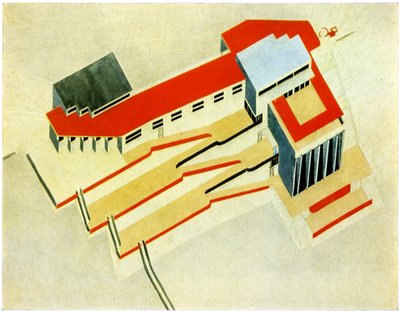 Yacht Club by Eliezer Markowich Lissitzky