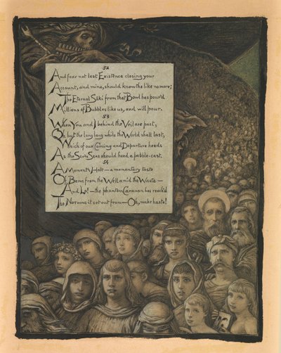 (Illustration for Rubáiyát of Omar Khayyám) Death