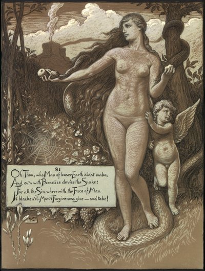 Illustration for Rubáiyát of Omar Khayyám: In the Beginning by Elihu Vedder