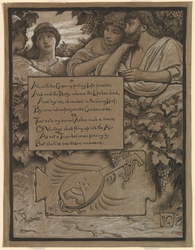 (Illustration for Rubáiyát of Omar Khayyám) Omar