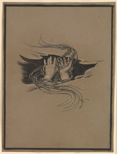 (Illustration for Rubáiyát of Omar Khayyám) Pardon Giving and Pardon Imploring Hands by Elihu Vedder
