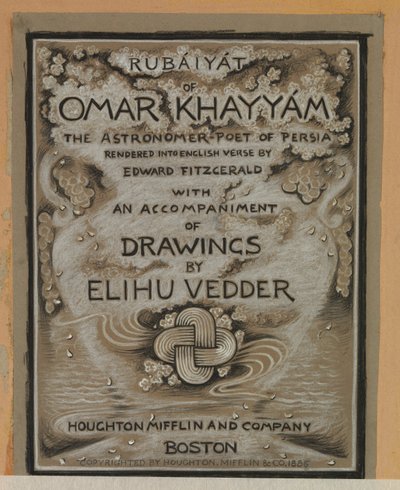 Title Page (Illustration for Rubáiyát of Omar Khayyám) by Elihu Vedder