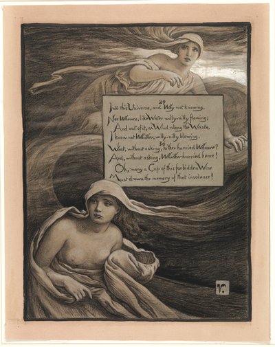 Illustration for Rubáiyát of Omar Khayyám: Whence and Whither? by Elihu Vedder