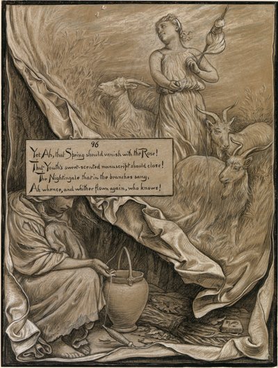 (Illustration for Rubáiyát of Omar Khayyám) Youth and Age by Elihu Vedder