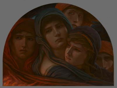 A Glimpse into Hell or Fear by Elihu Vedder