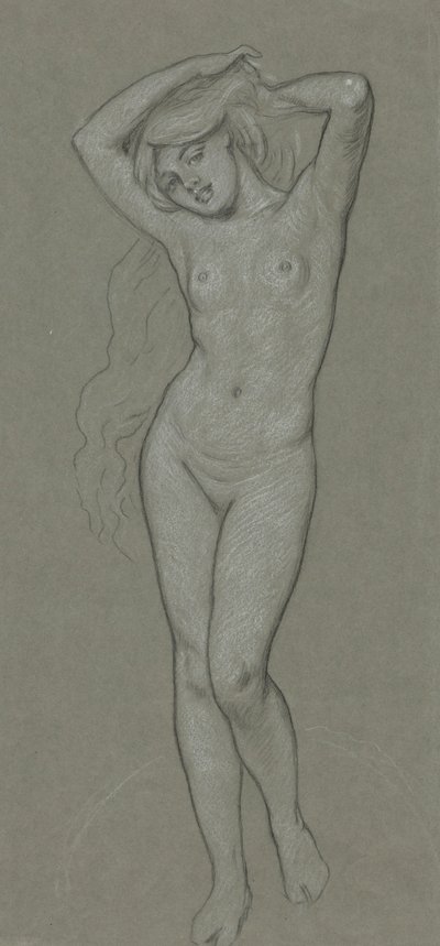 Study for Figure of Venus by Elihu Vedder