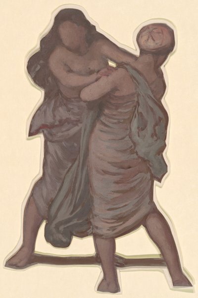 Study for "Greek Girls Bathing" by Elihu Vedder