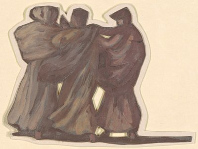Study for "Greek Girls Bathing" by Elihu Vedder
