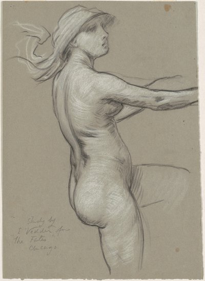 Study for "The Fates Gathering in the Stars" by Elihu Vedder