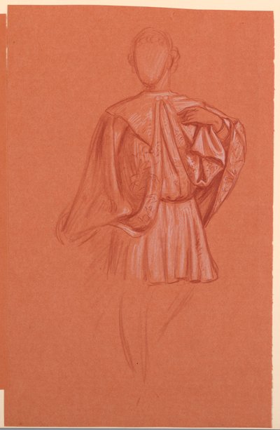 Study for "Wedding Procession" by Elihu Vedder