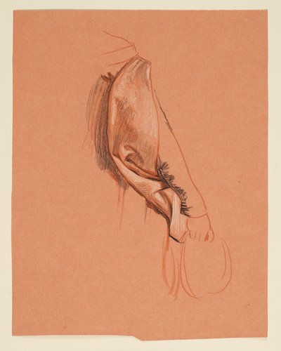 Study for "Wedding Procession" by Elihu Vedder