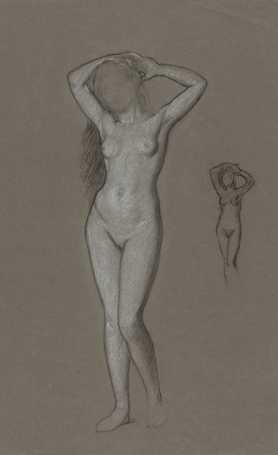 Study for the Figure of Venus by Elihu Vedder