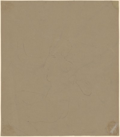 Study of a Female Nude by Elihu Vedder