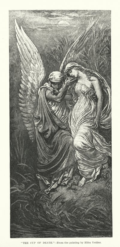 The Cup of Death by Elihu Vedder