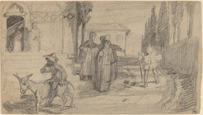 The Parable of the Miller and the Donkey by Elihu Vedder