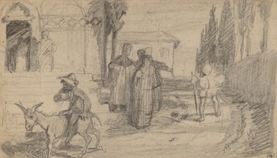 The Parable of the Miller and the Donkey by Elihu Vedder