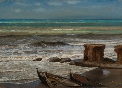 Waves at Palo by Elihu Vedder