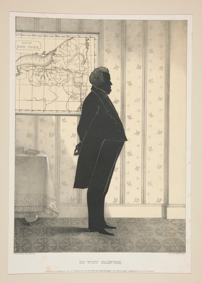 De Witt Clinton, from a Set of 27 Portraits by Elijah C. Kellogg