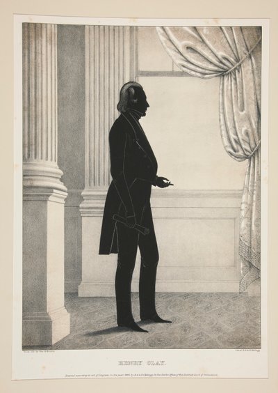 Henry Clay, from a set of 27 portraits by Elijah C. Kellogg