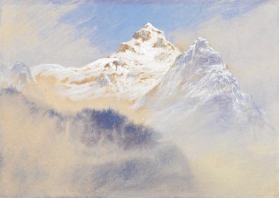 Mountain View: Terglon Alps seen from near Lengenfeld Carniola, Austria by Elijah Walton