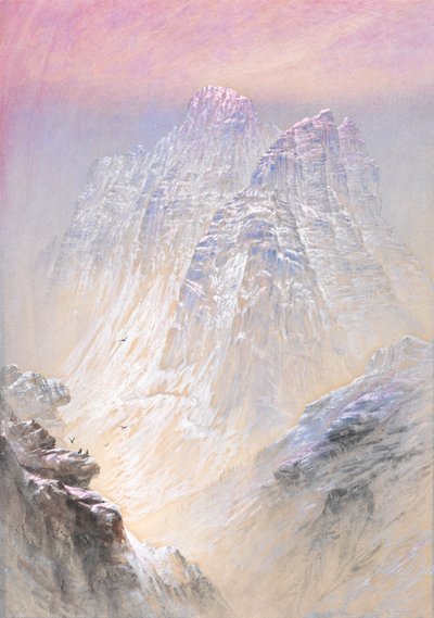 Sasso di Pelmo as Seen from St. Luzia, Tyrol by Elijah Walton
