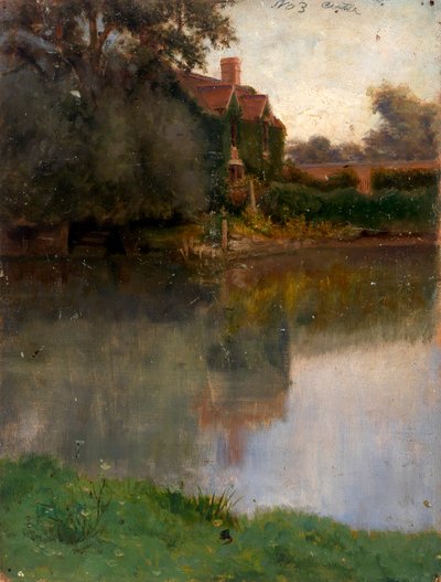 Edge of a Stream by Eliphalet Fraser Andrews